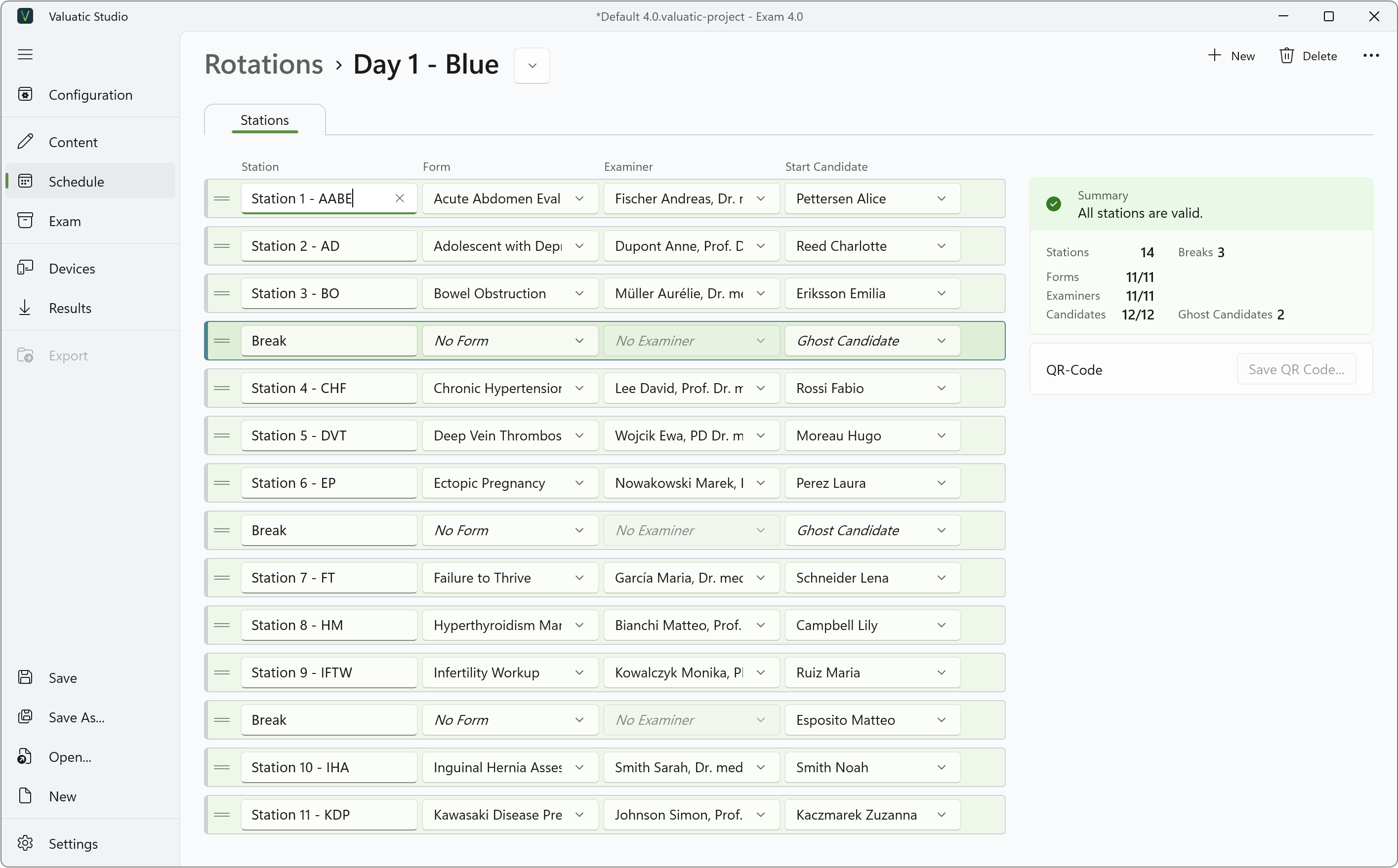Manage Stations